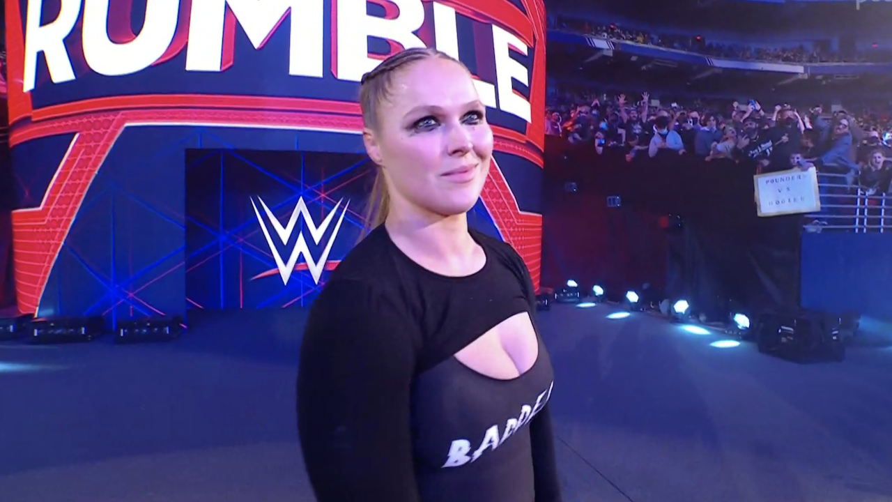 wwe royal rumble 2022 results ronda rousey returns and lashley wins championship